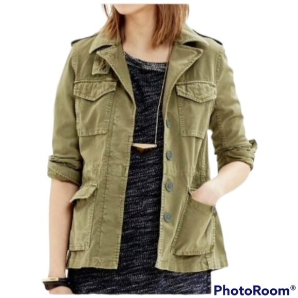 Madewell Outbound Green Utility Jacket size XS - Picture 1 of 10